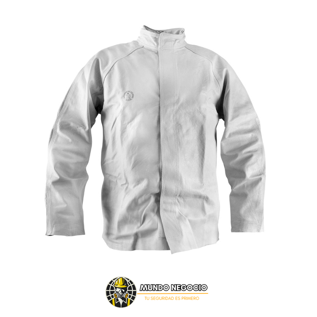 Chaqueta cuero soldador