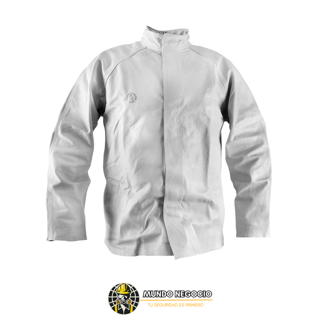 Chaqueta cuero soldador
