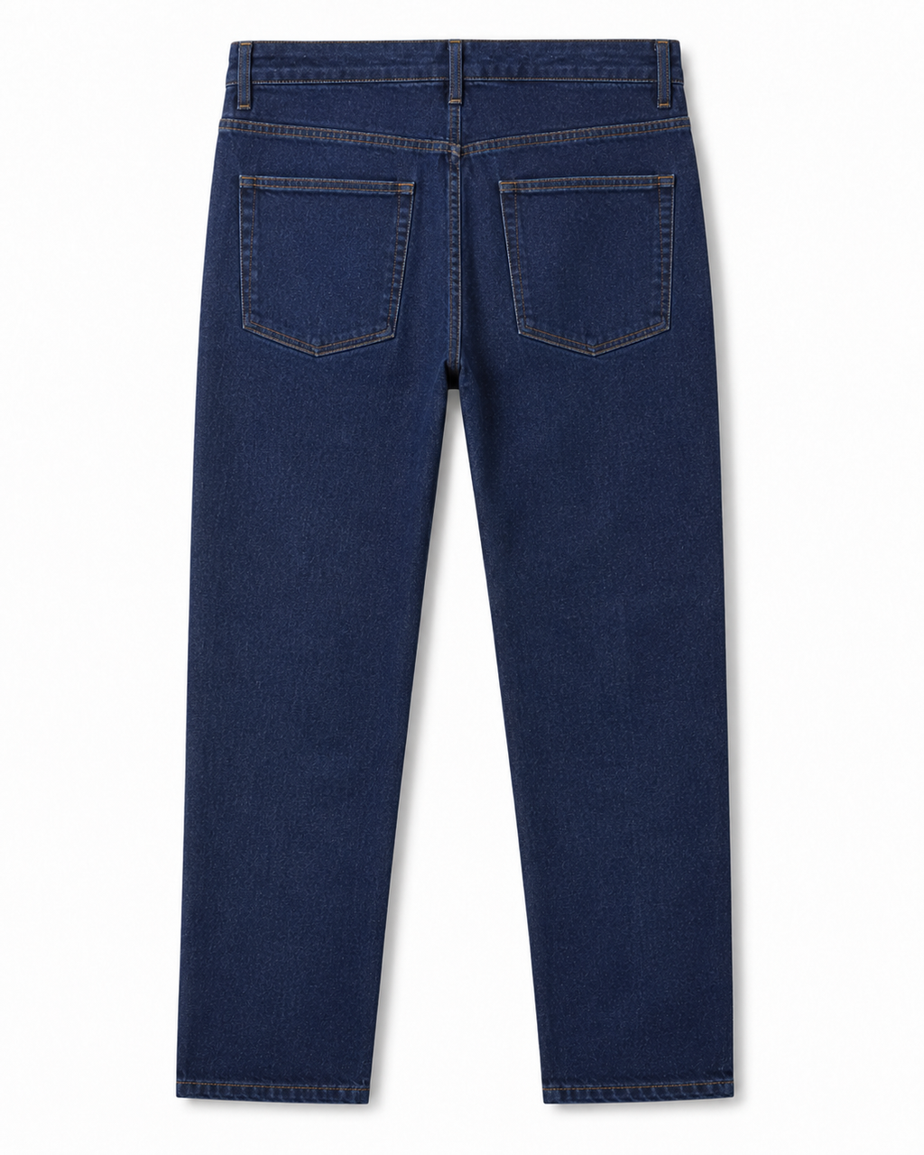 Pantalón de mezclilla prelavada azul, resistente y cómodo para trabajo diario. Con bolsillos reforzados, cierre metálico y costuras firmes. Disponible en tallas 42 al 58.