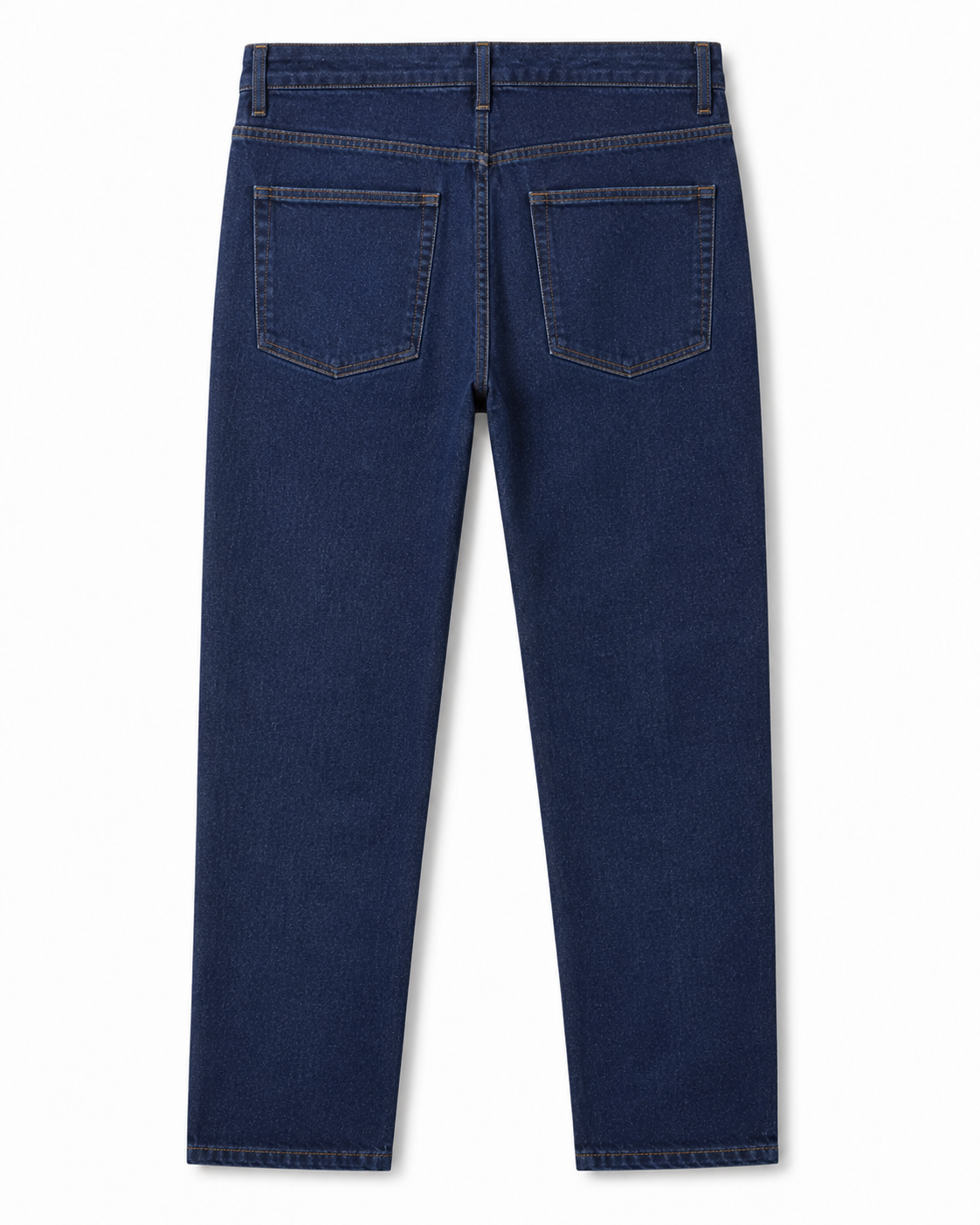 Pantalón de mezclilla prelavada azul, resistente y cómodo para trabajo diario. Con bolsillos reforzados, cierre metálico y costuras firmes. Disponible en tallas 42 al 58.