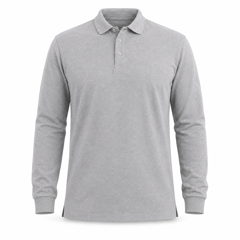 Polera Piqué Manga Larga 230 GSM