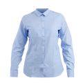 blusa celeste oxford mujer