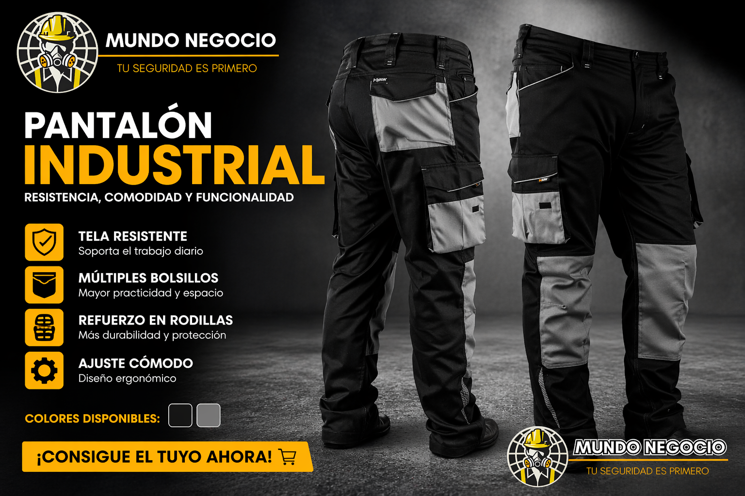 Pantalón cargo rodillas reforzadas Orbit Kbeen