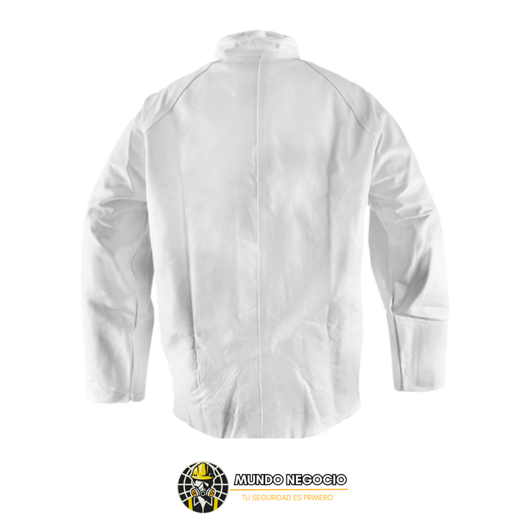 Chaqueta cuero soldador